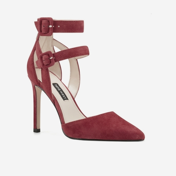 Nine West Shoes - NINE WEST Tereza Dress Pump, Medium Red, 8.5 US
